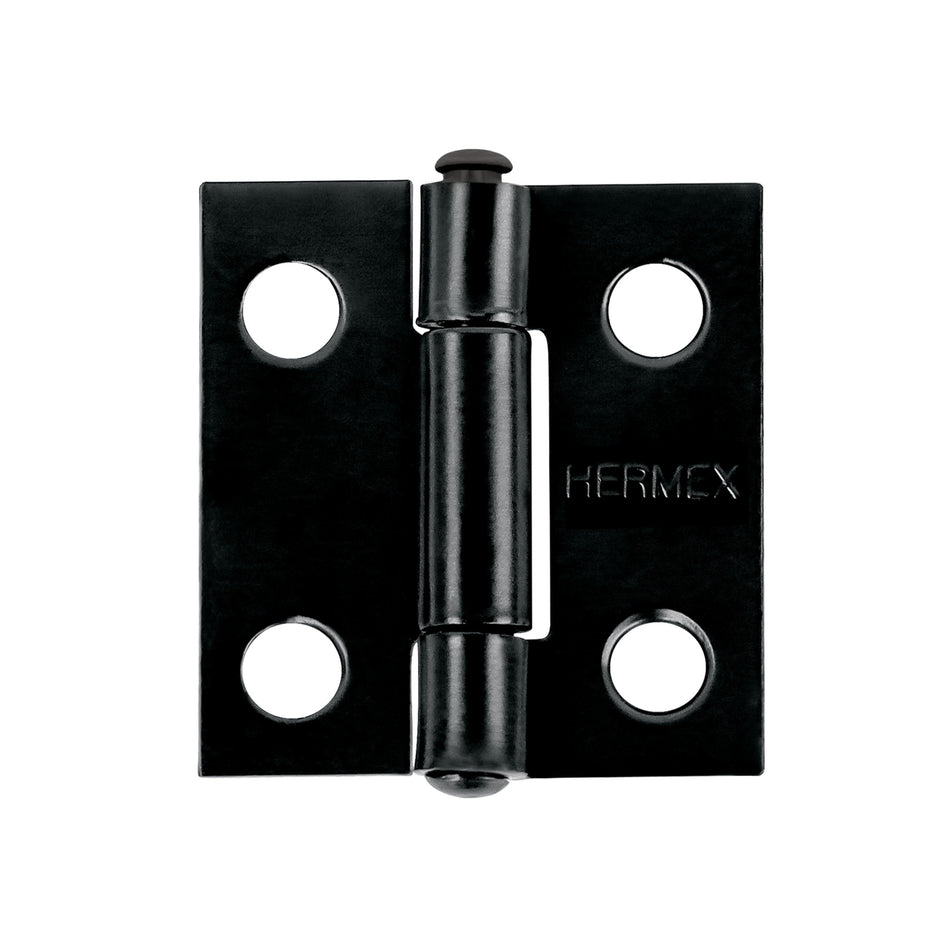 Bisagra rectangular 1' negra, Hermex SKU BR-106