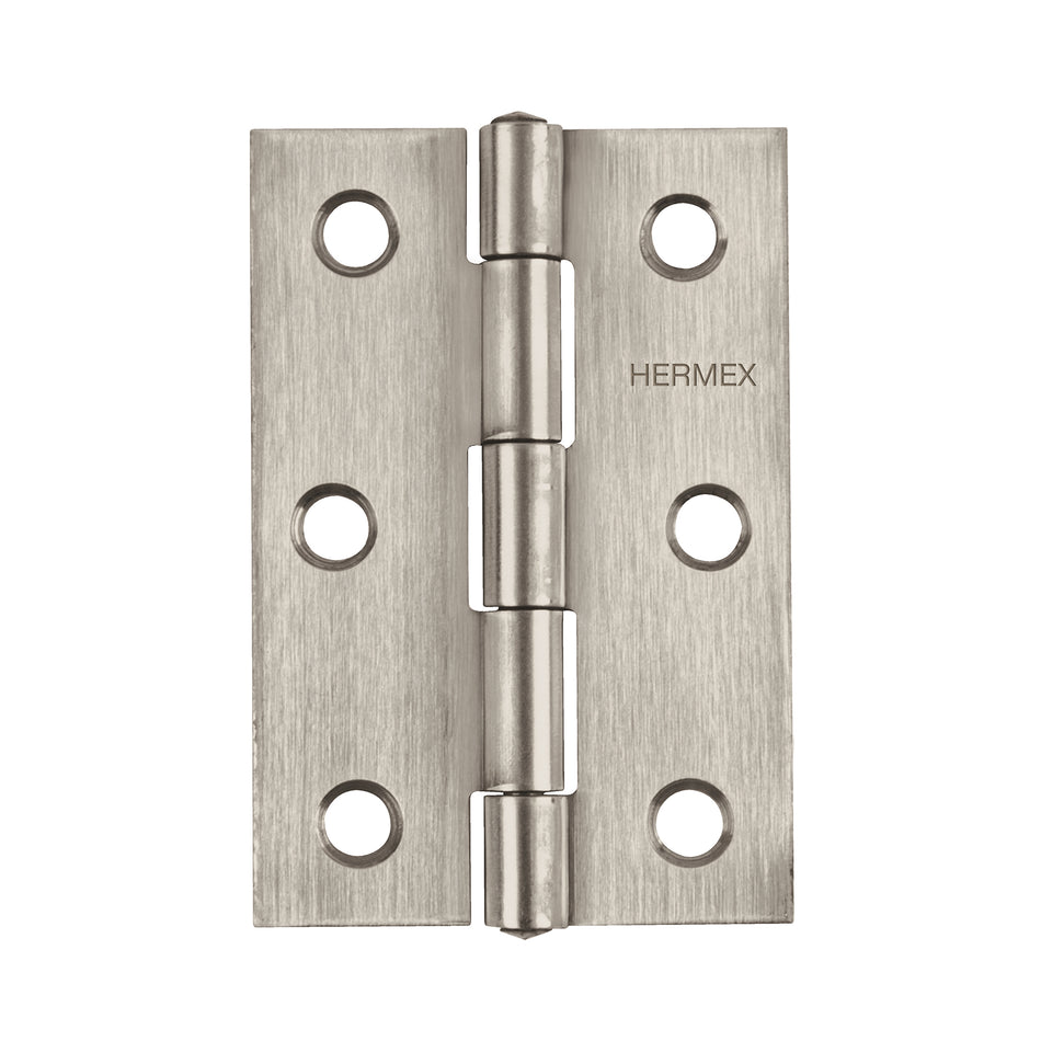 Bisagra rectangular 3' acero inoxidable, Hermex SKU BR-304