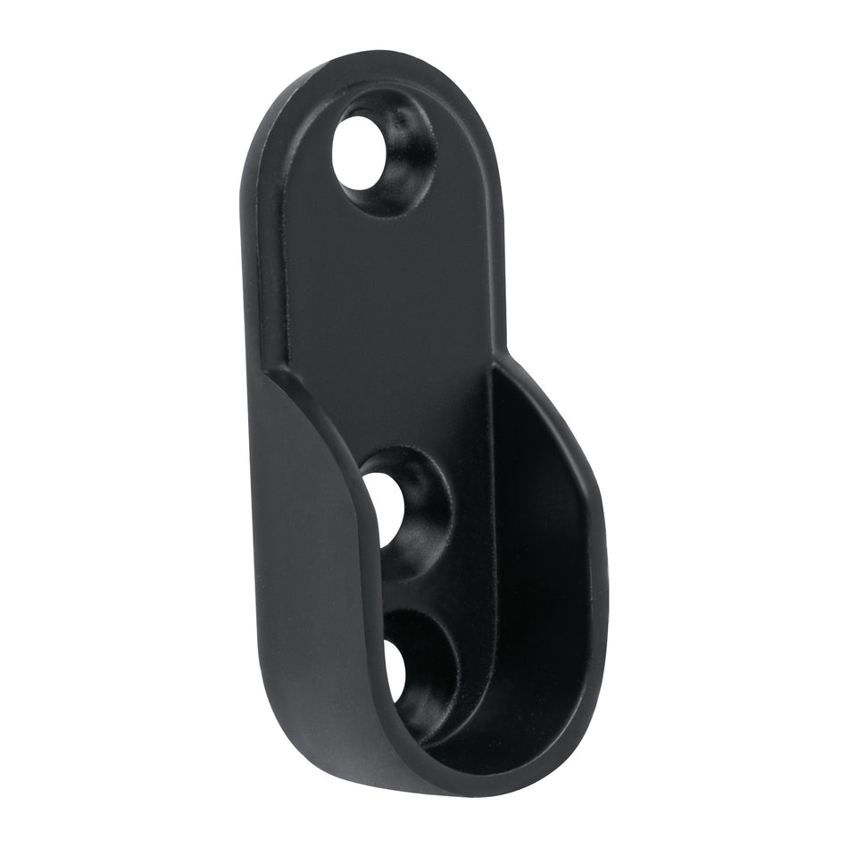 BRIDA NEGRA PARA TUBO OVALADO DE CLOSET, HERMEX SKU BTO-5N