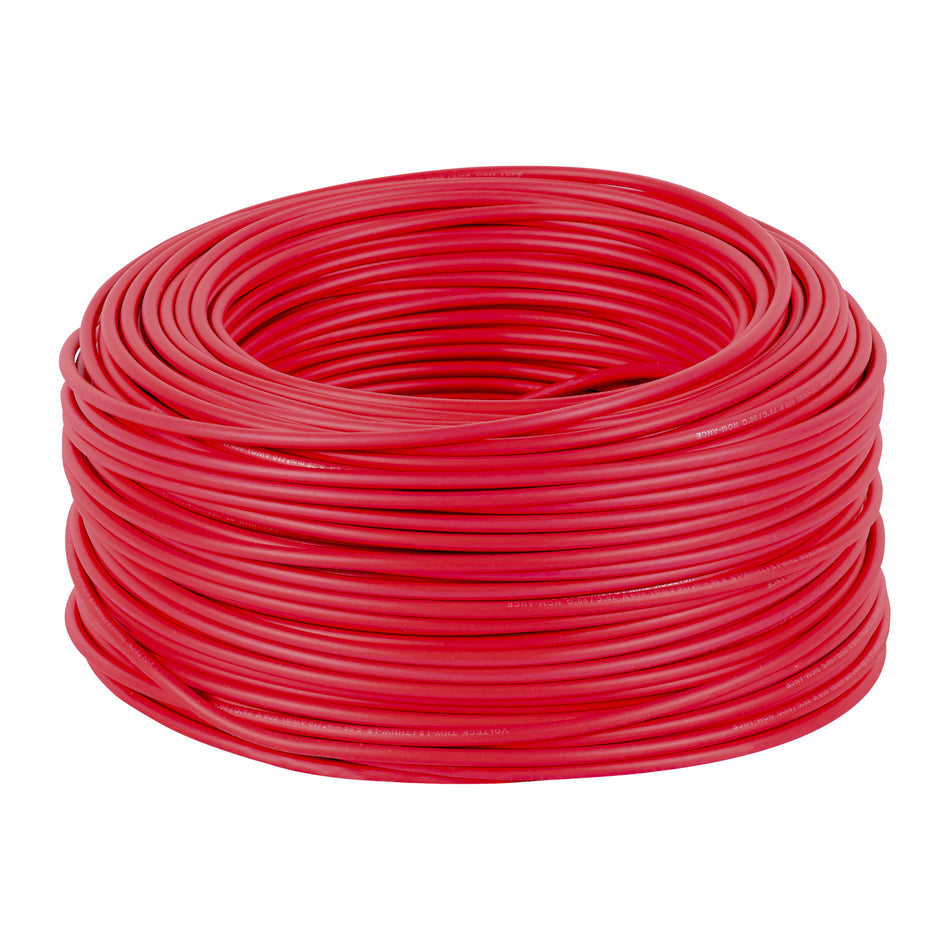 Rollo de 100 m de cable THHW-LS 10 AWG rojo, Volteck SKU CAB-10R0