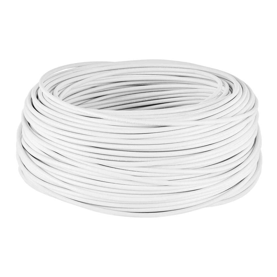 Rollo de 100 m de cable THHW-LS 12 AWG blanco, Volteck SKU CAB-12B0