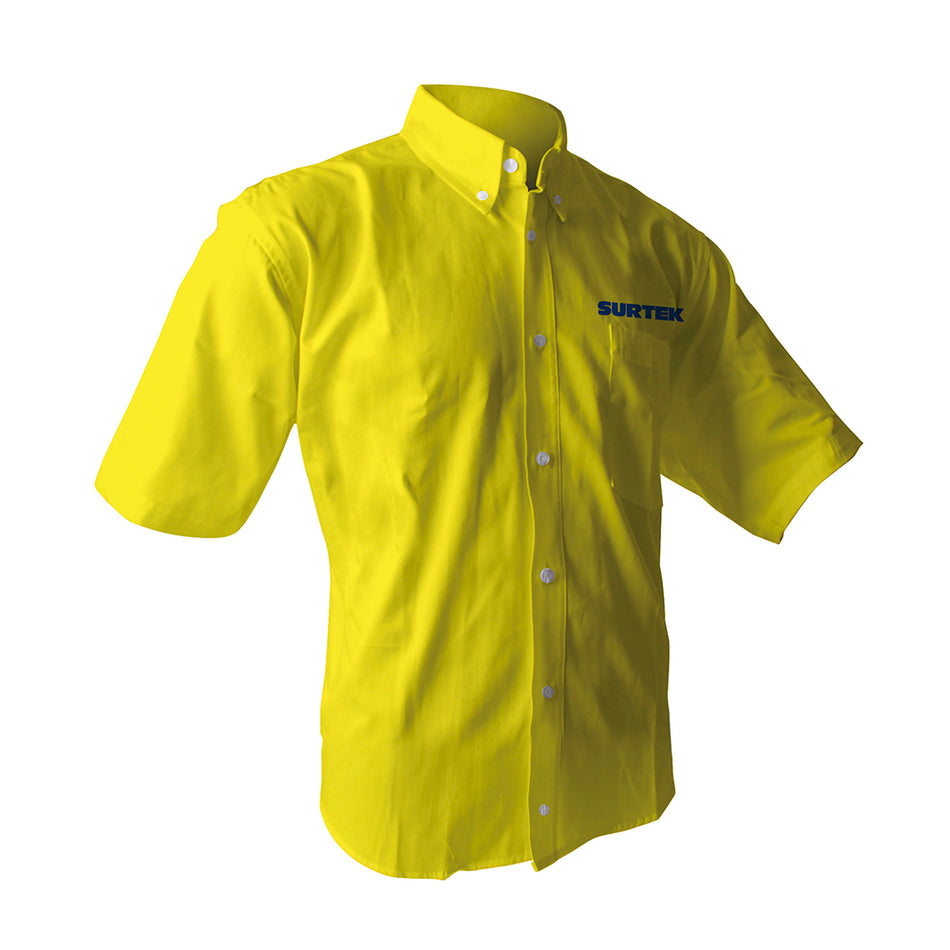 CAMISA DE MANGA CORTA PARA CABALLERO, COLOR AMARILLO TALLA XL SKU CAMC101X0