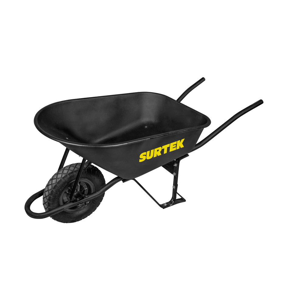 CARRETILLA REFORZADA CON BASTIDOR METALICO 8 FT3 LLANTA NEUMATICA REFORZADA SKU CAT8040