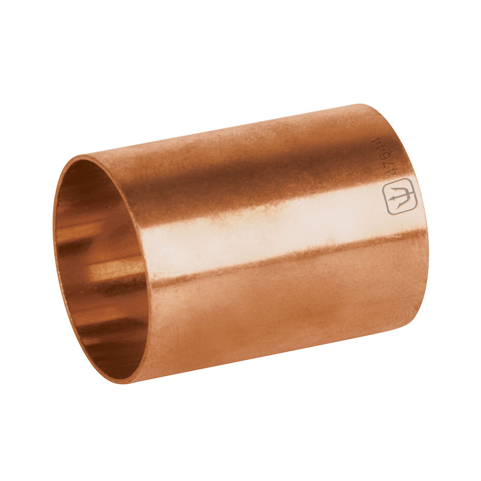 Cople de cobre sin ranura de 3/4', Foset Basic SKU CC-202B