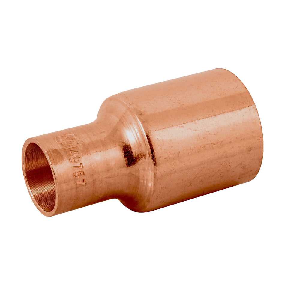 Cople reducción bushing cobre, 1'x 1/2', Foset SKU CC-232