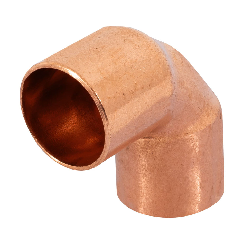 Codo 90° de cobre de 1/2', Foset SKU CC-561