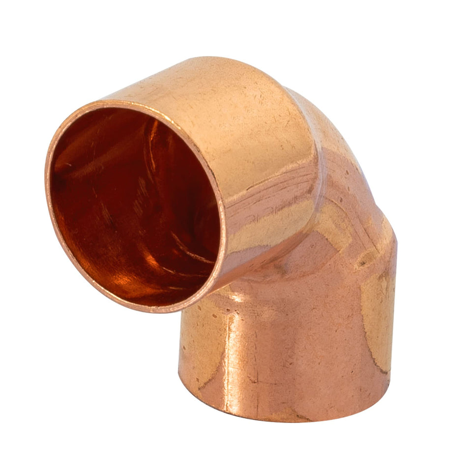 Codo de cobre 90° de 1/2', Foset Basic SKU CC-561B