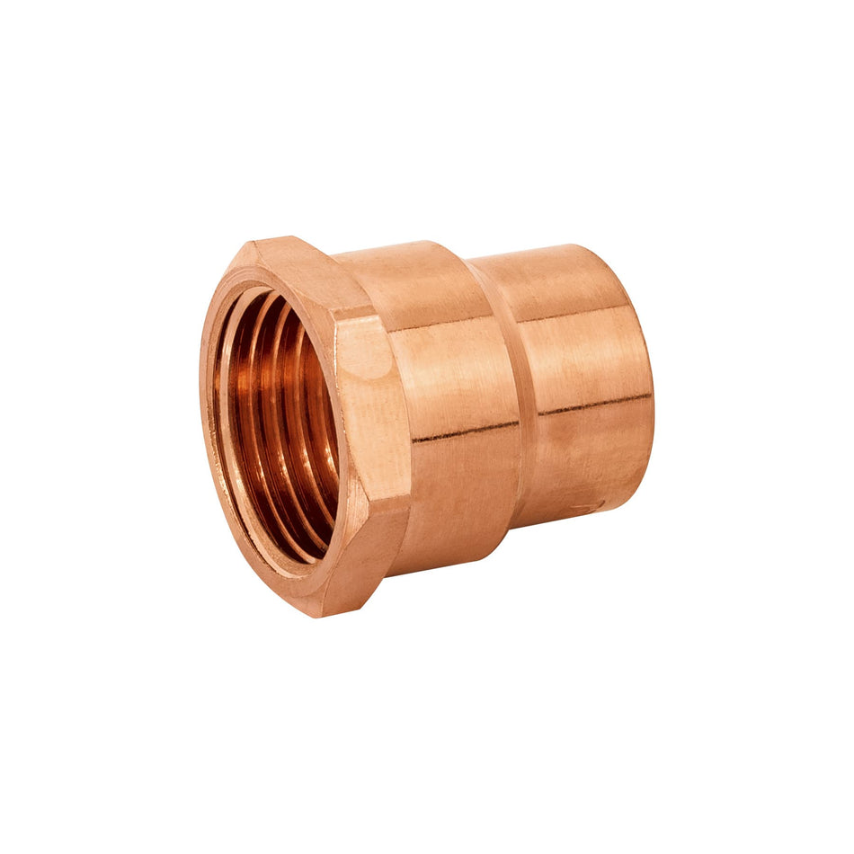 Conector de cobre, rosca interior 1/2', Foset SKU CC-601