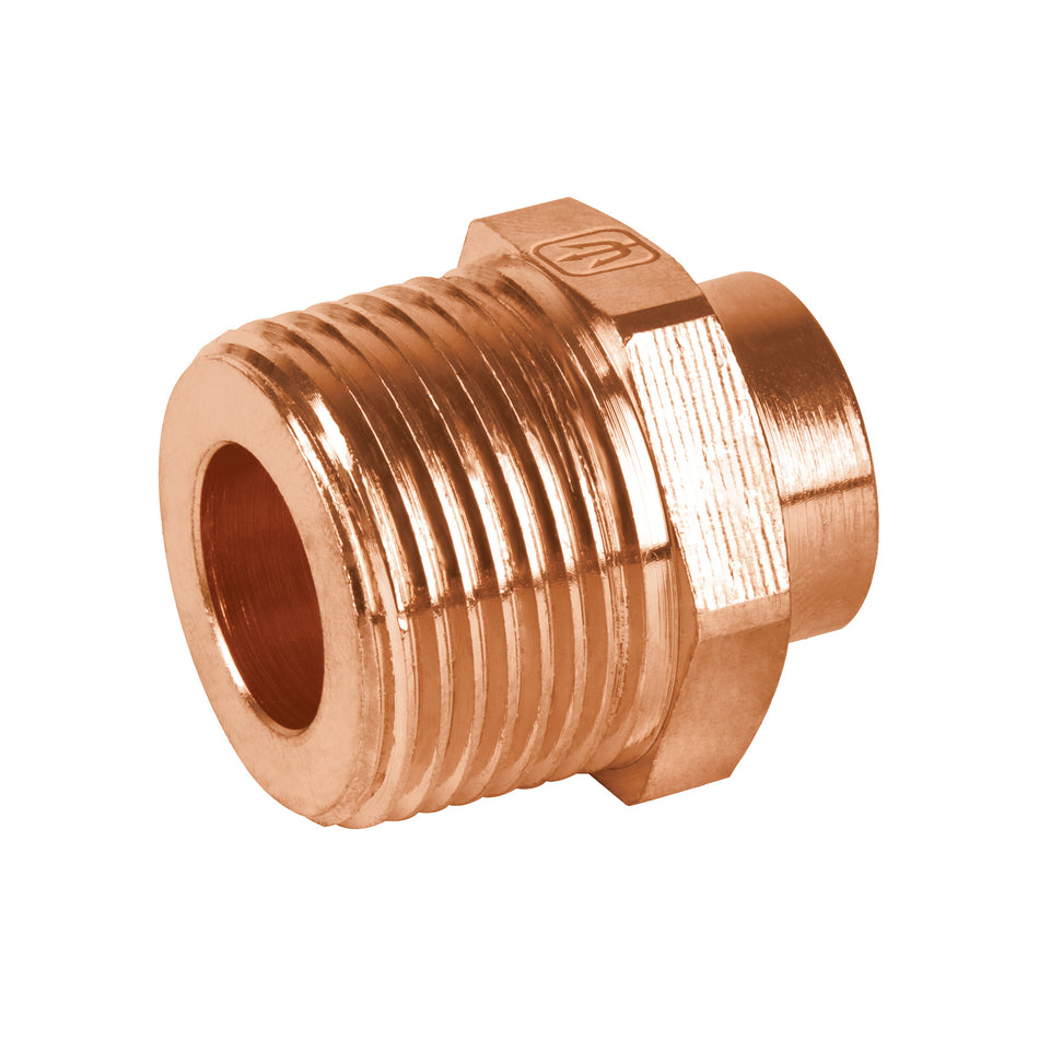 Conector reducido macho 1/2 x 3/4', Foset SKU CC-631