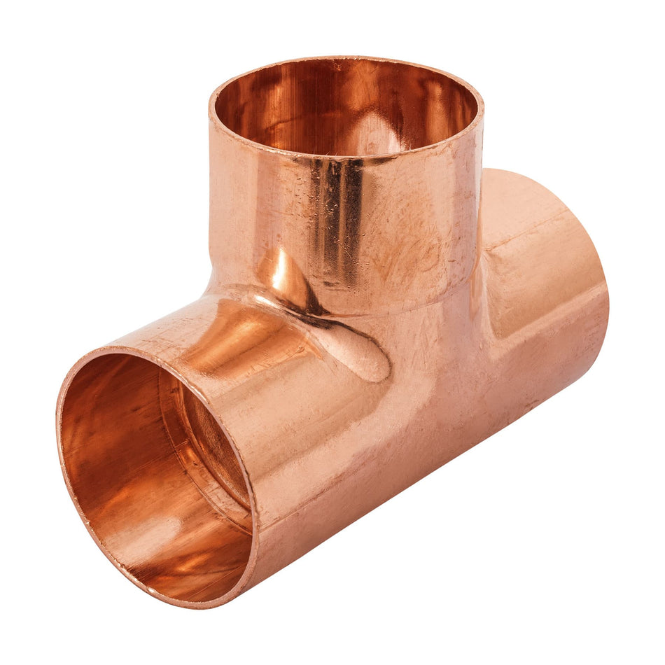 Tee sencilla de cobre 2', Foset SKU CC-766