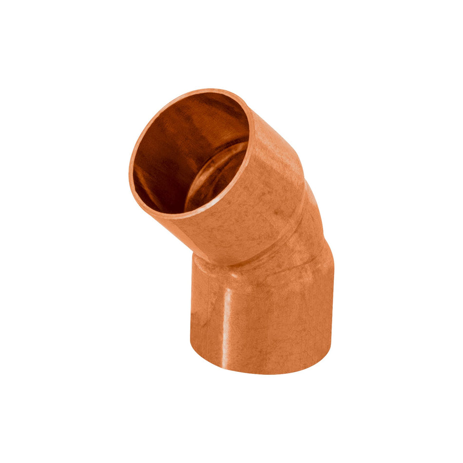 Codo de cobre 45° de 1/2', Foset Basic SKU CC-861B