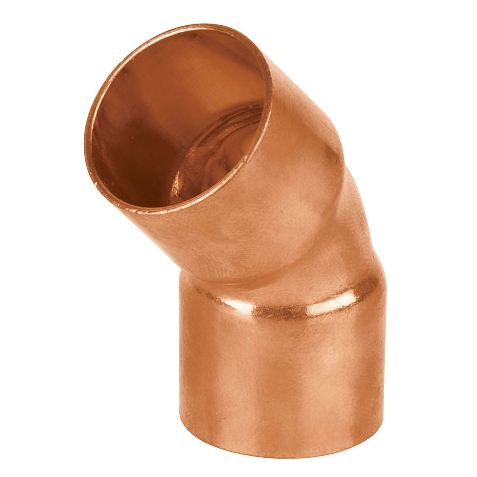 Codo de cobre 45° de 3/4', Foset Basic SKU CC-862B