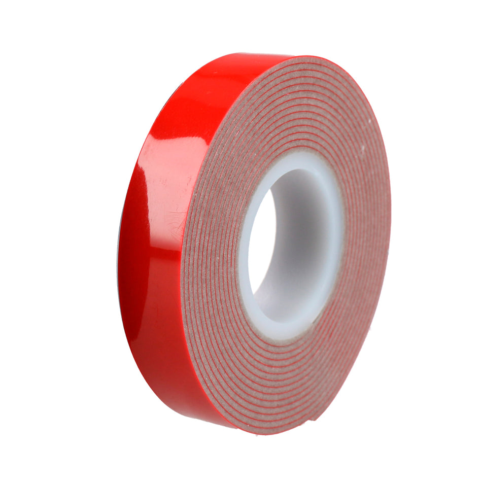 CINTA GRIS DOBLE CARA 12 MM  X 2 M EN BLISTER SKU CDCG120