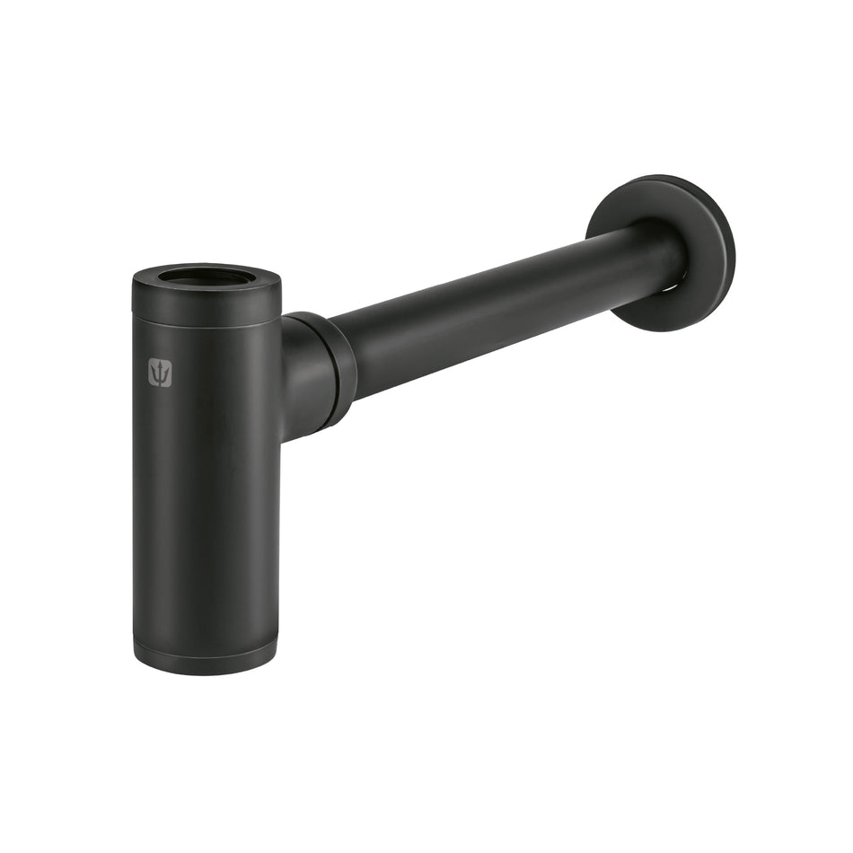 Céspol de bote minimalista 1 1/4', negro, para lavabo, Foset SKU CE-212M