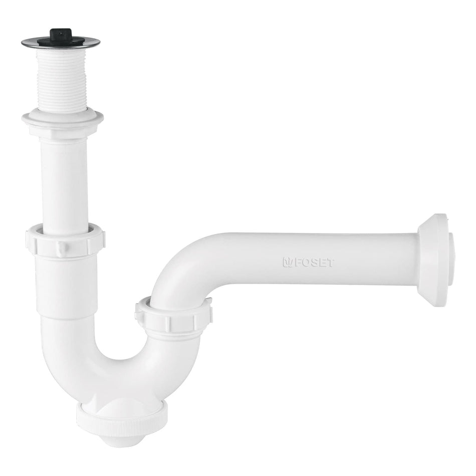 Céspol rígido 1-1/4', con contra, polipropileno, para lavabo SKU CE-234