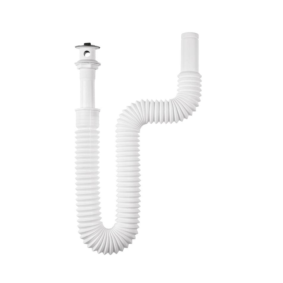 Céspol flexible para lavabo, 90 cm, arillo metálico, Foset SKU CE-245