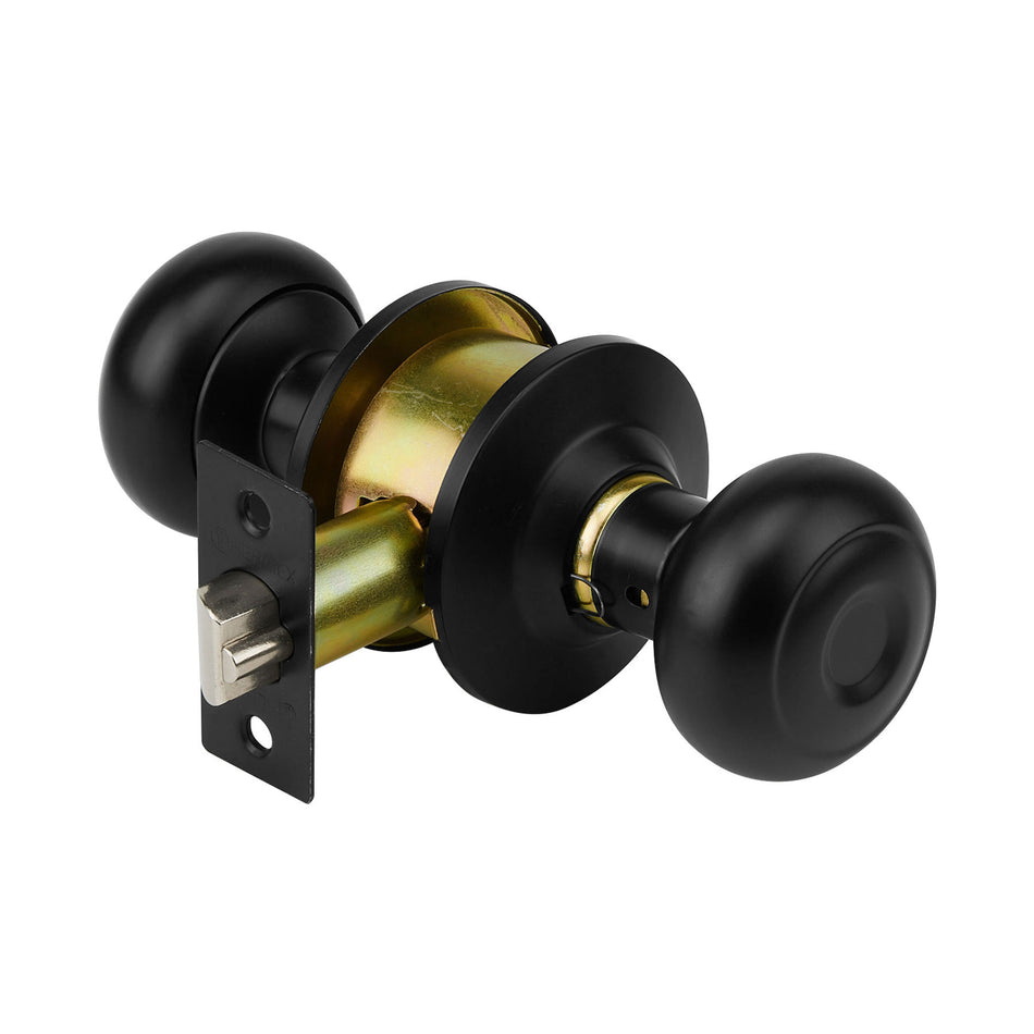CERRADURA POMO, NEGRO, OVAL, ENTRADA, HERMEX SKU CEPO-62E