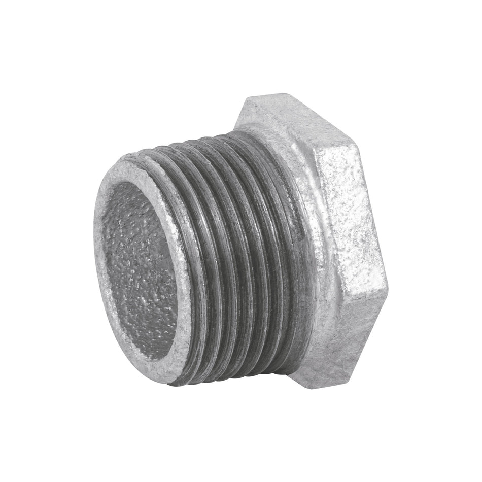 Reducción bushing acero galvanizado 1'x1/2', Foset SKU CG-232