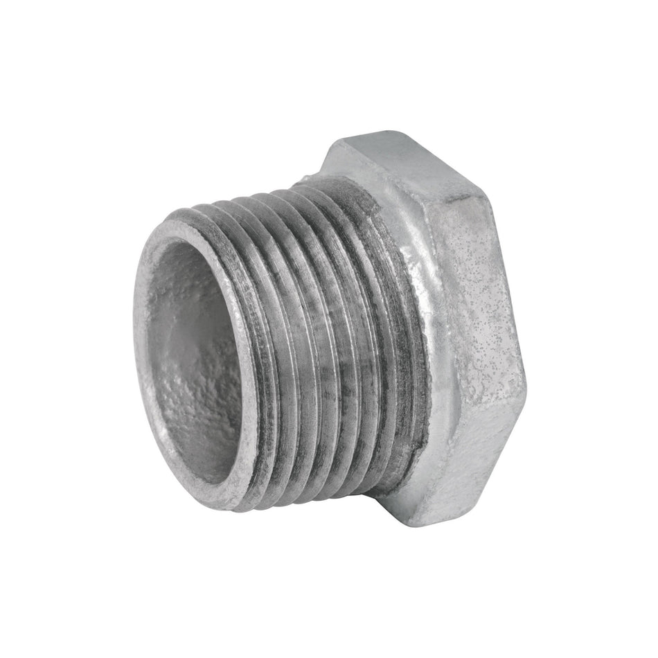 Reducción bushing acero galvanizado 1'x 3/4', Foset SKU CG-233