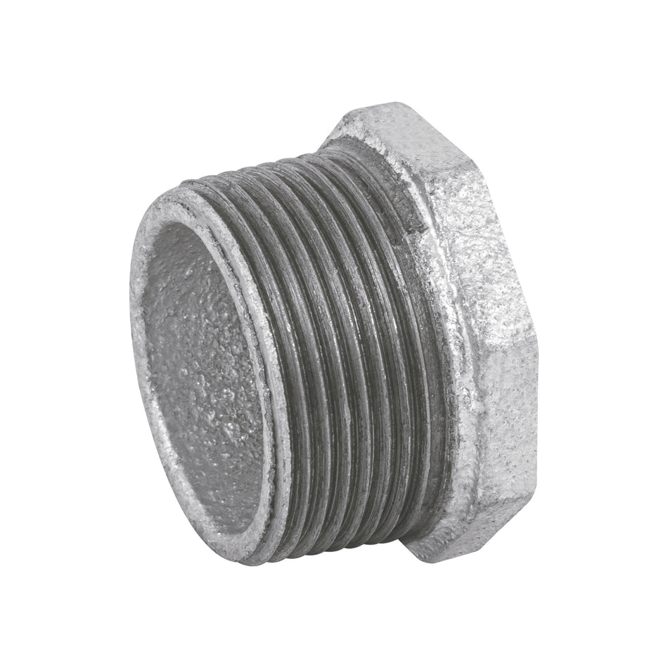 Reducción bushing acero galvanizado 1-1/4 x 3/4', Foset SKU CG-235