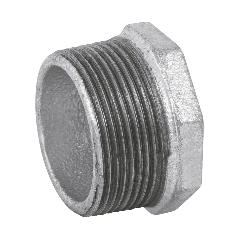 Reducción bushing acero galvanizado 1-1/2 x 3/4', Foset SKU CG-238