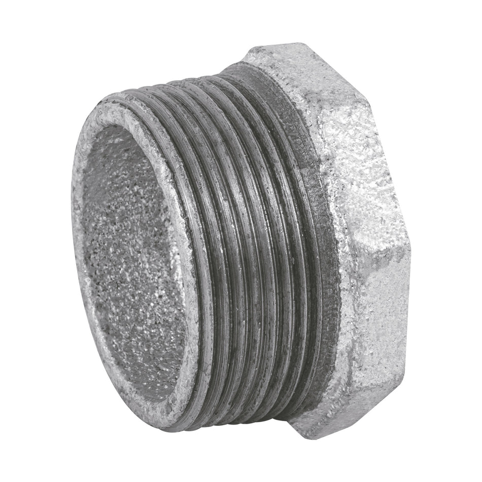 Reducción bushing acero galvanizado 1-1/2 x 1', Foset SKU CG-239