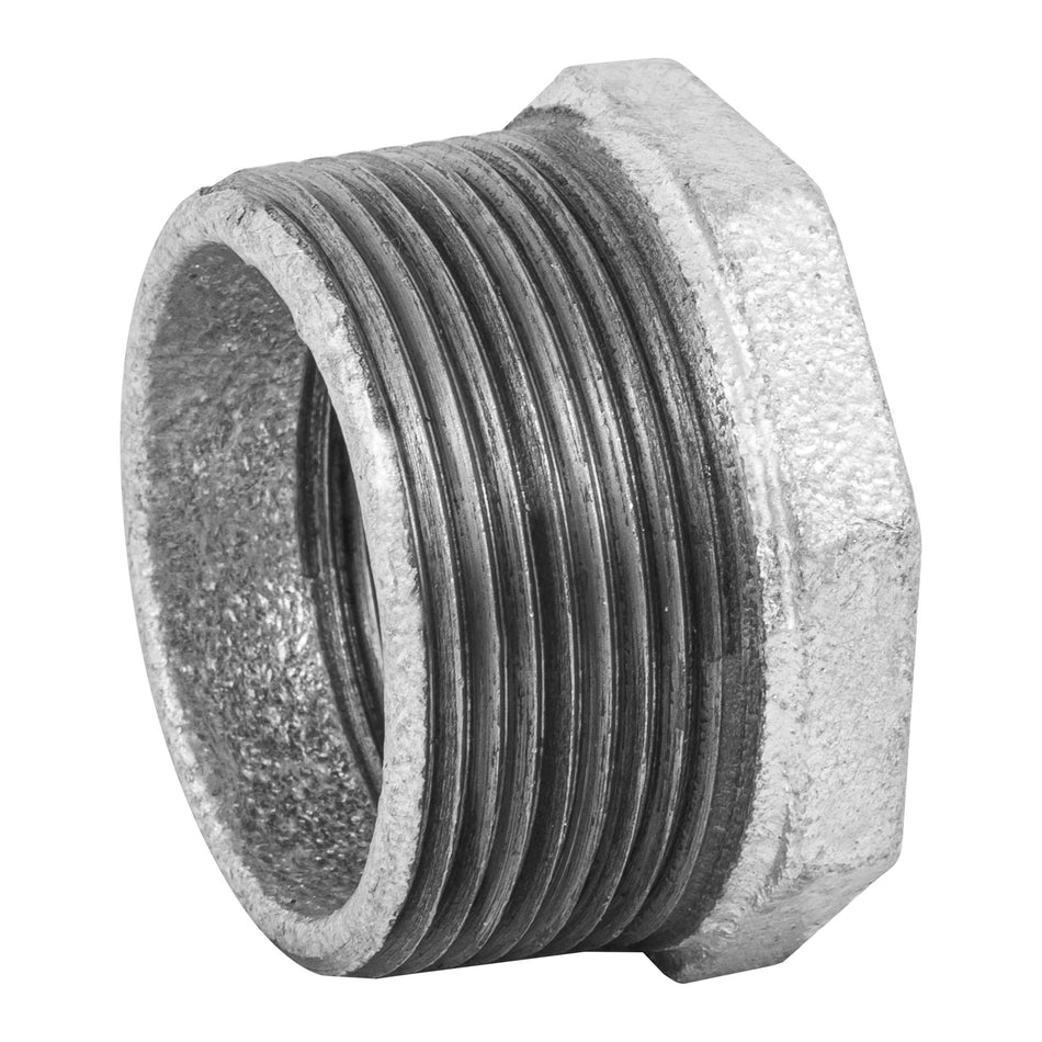 Reducción bushing acero galvanizado 1-1/2 x1-1/4', Foset SKU CG-240