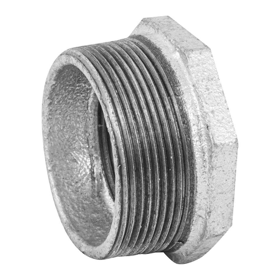 Reducción bushing acero galvanizado 2 x 1-1/2', Foset SKU CG-242