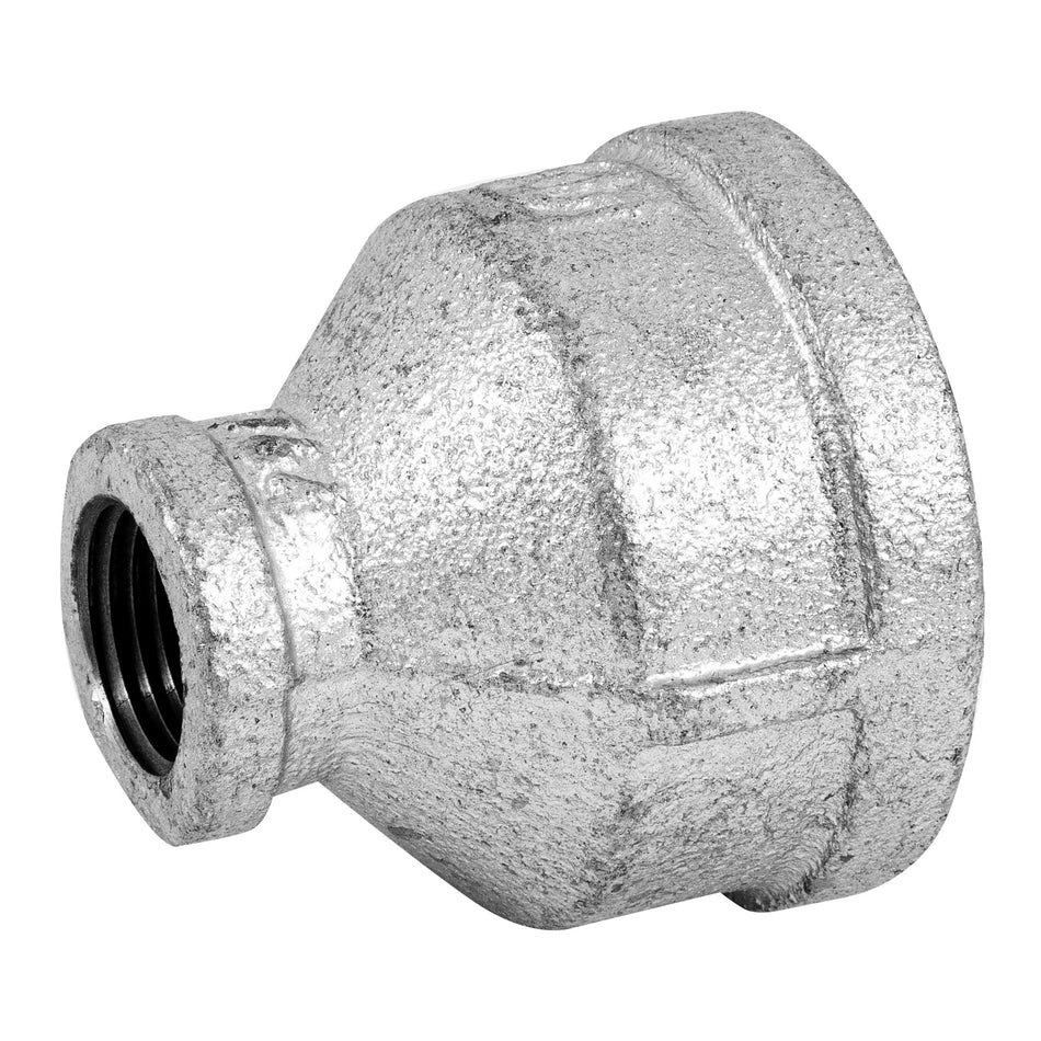 Reducción campana acero galvanizado 1-1/2' x 1/2', Foset SKU CG-297