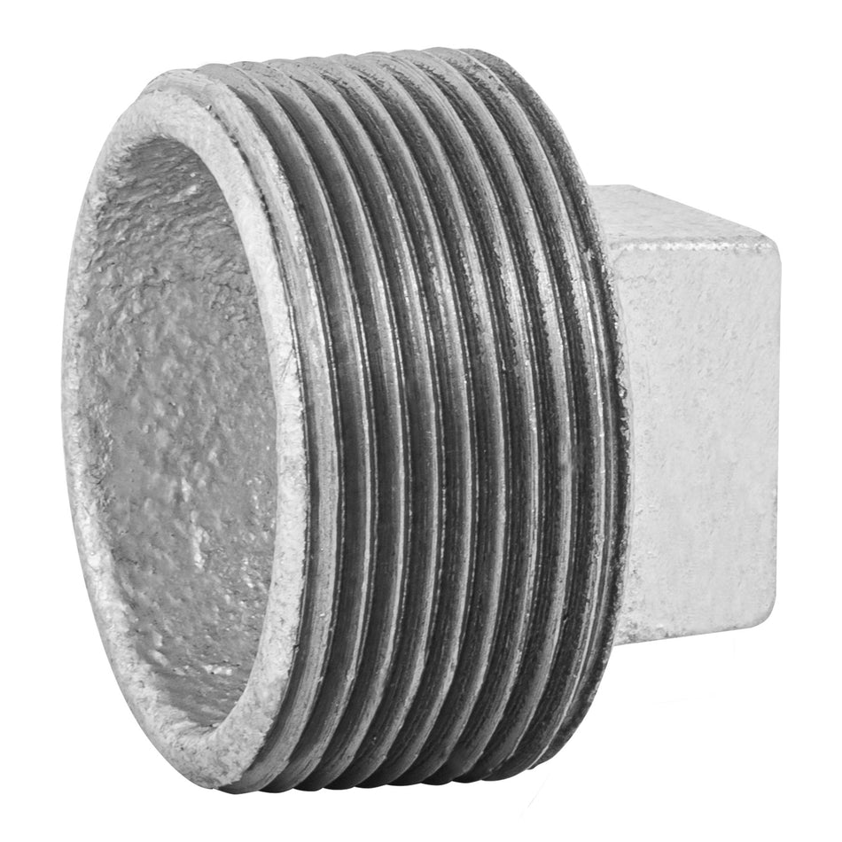 Tapón macho 1-1/2' de acero galvanizado, Foset SKU CG-315