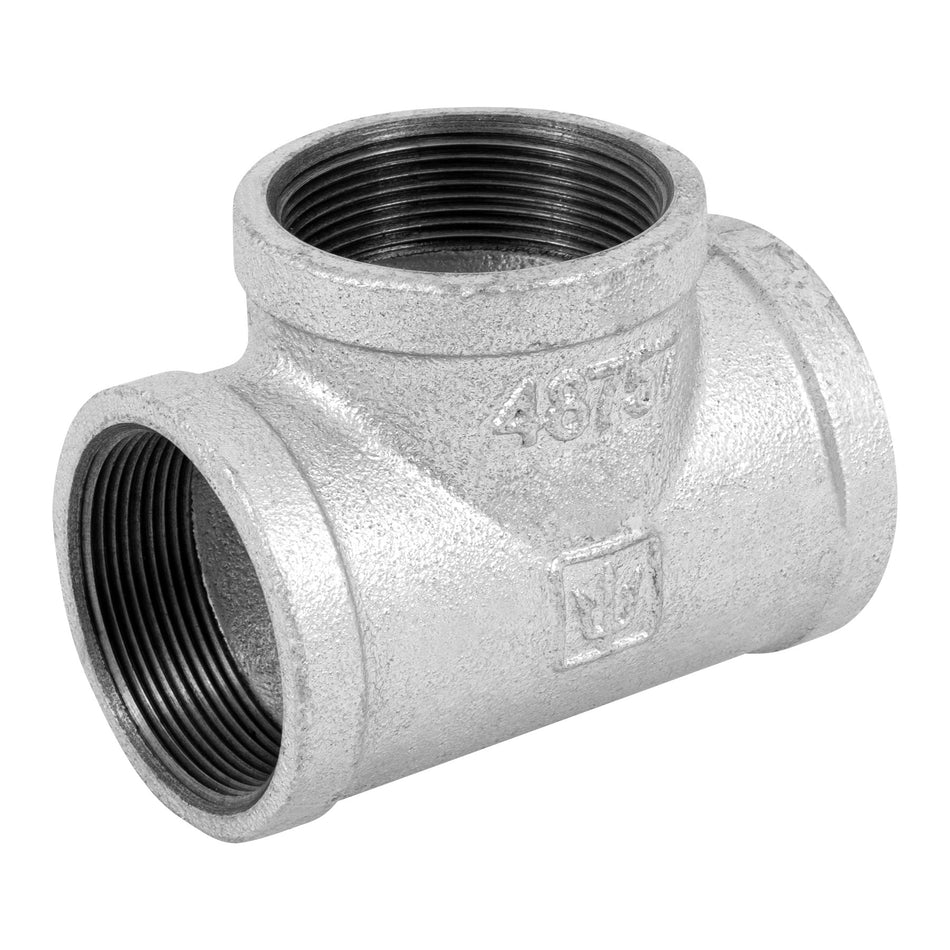 Tee sencilla 2' acero galvanizado, Foset SKU CG-706