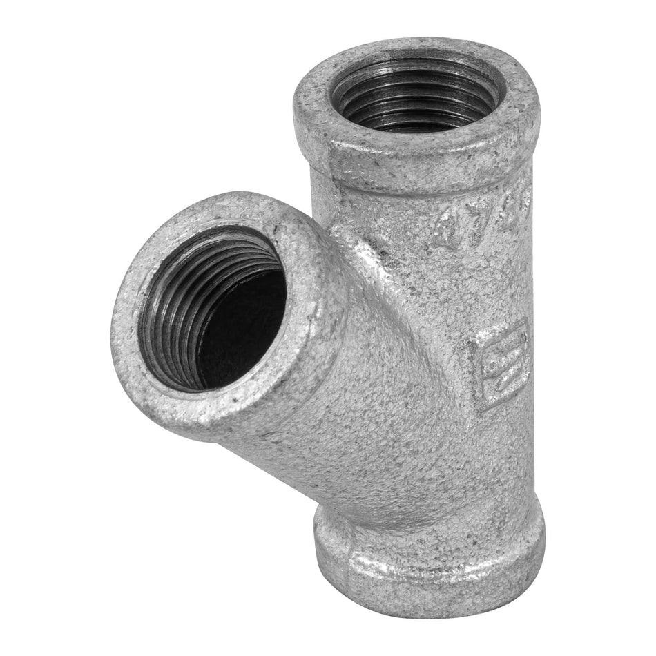 Yee sencilla 1/2' acero galvanizado, Foset SKU CG-801