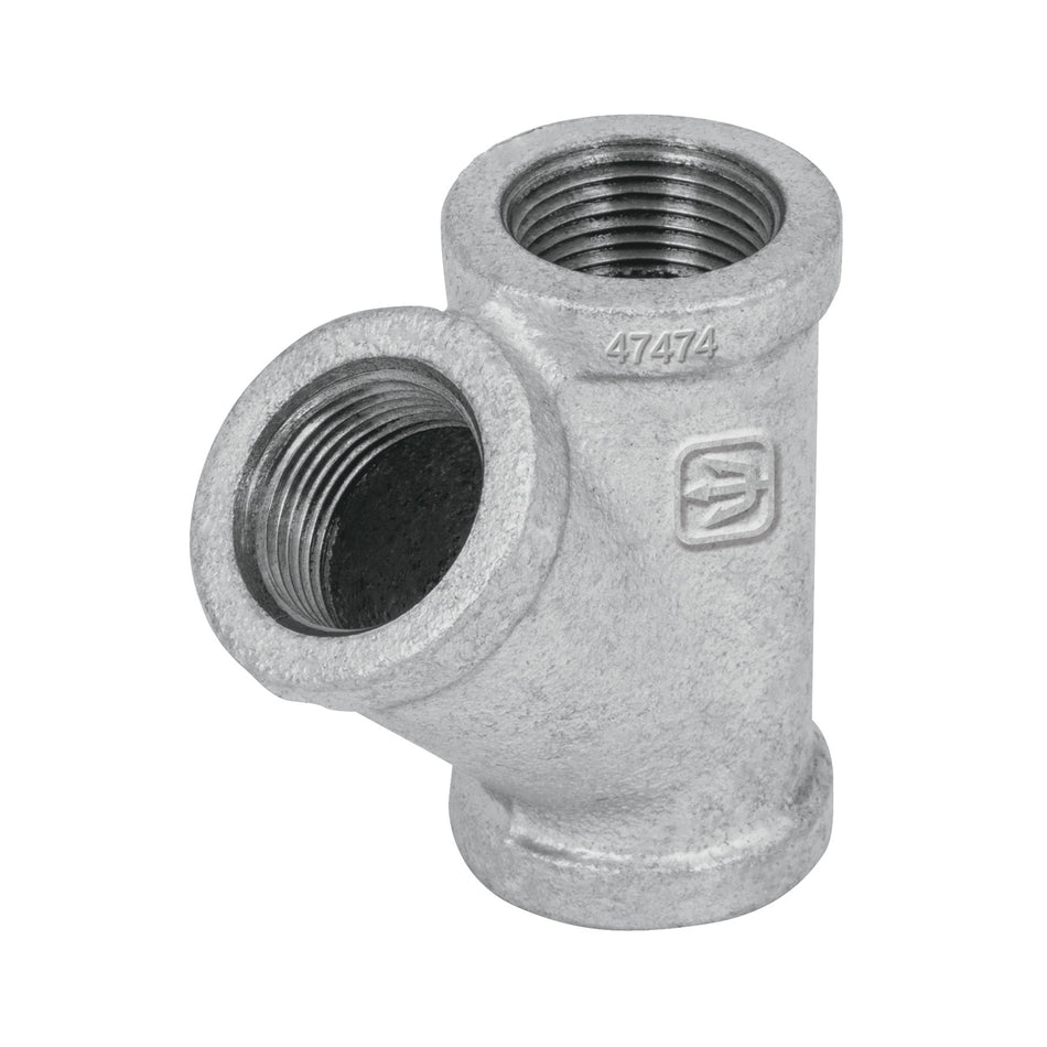 Yee sencilla 3/4' acero galvanizado, Foset SKU CG-802