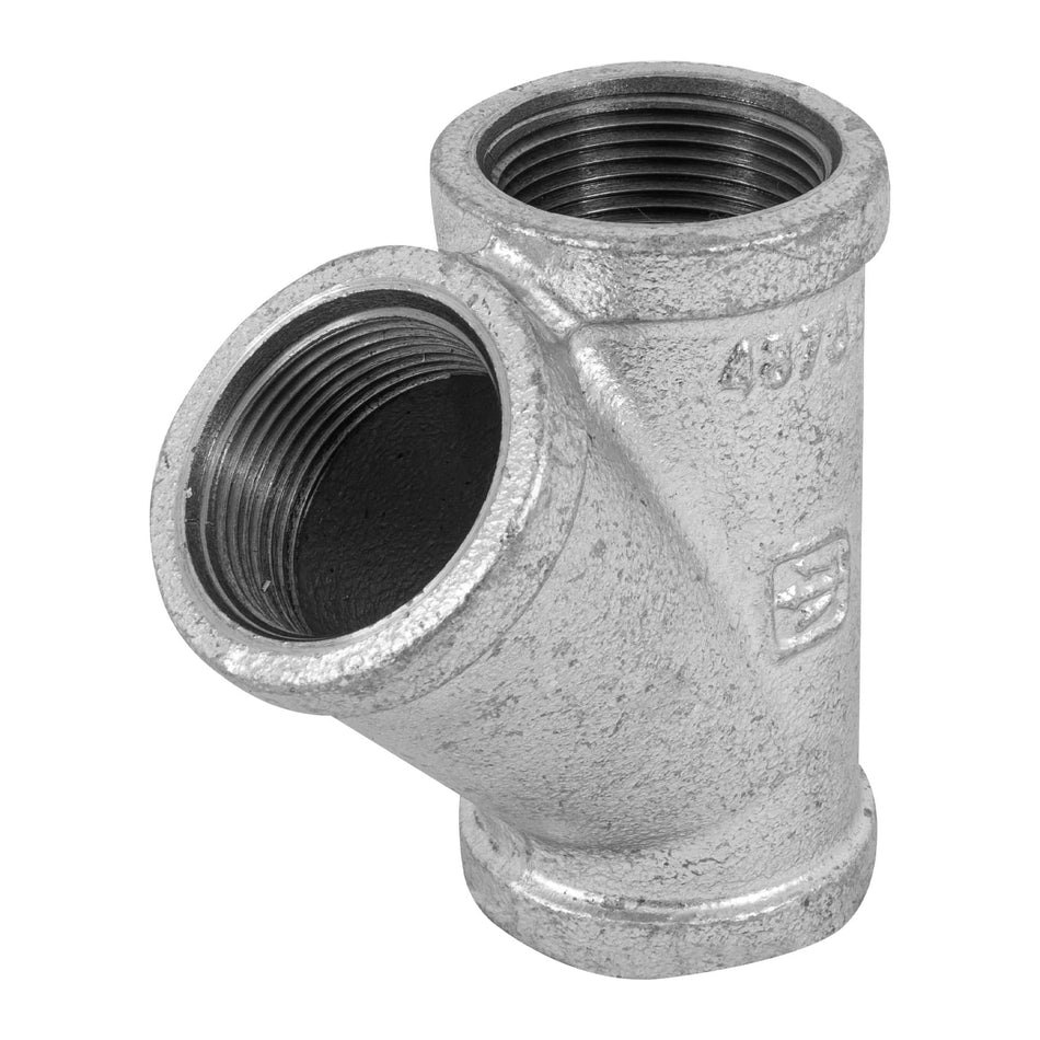 Yee sencilla 1-1/4' acero galvanizado, Foset SKU CG-804