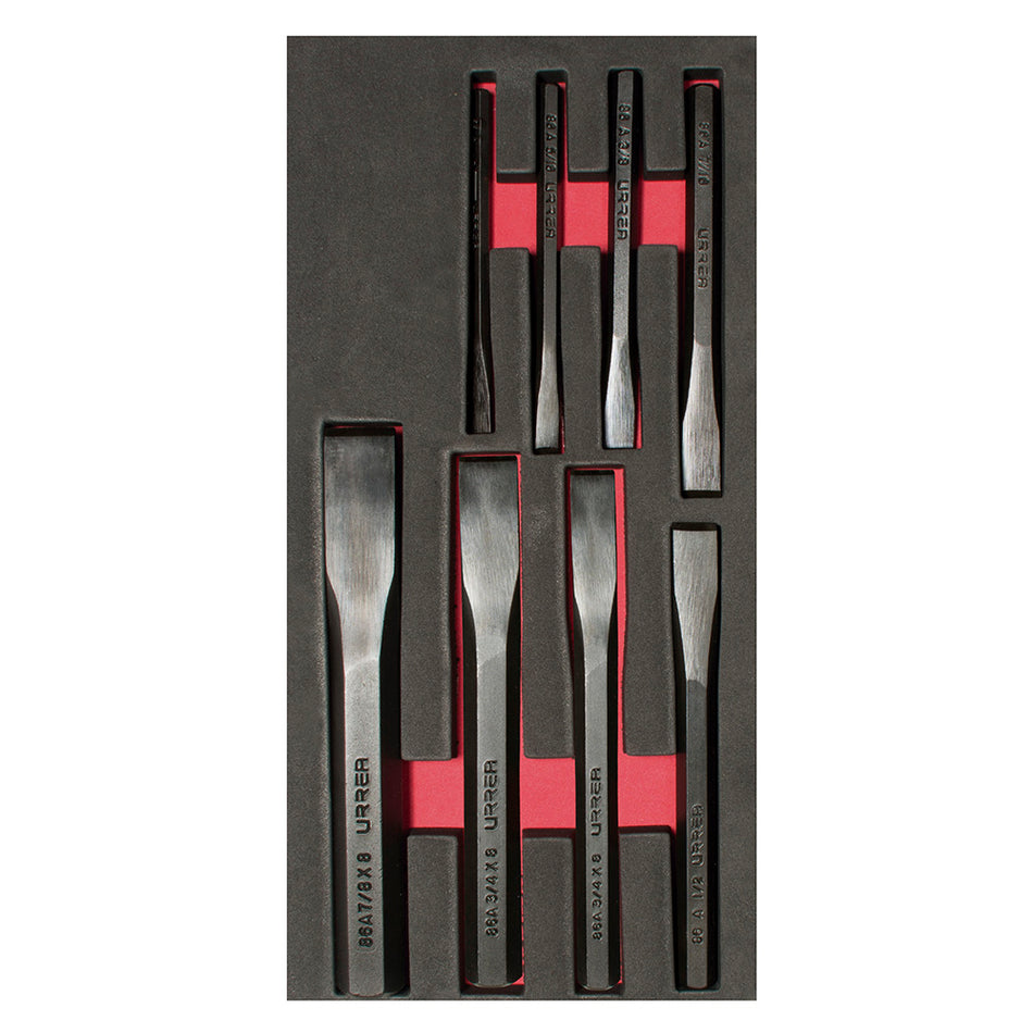 JUEGO DE CINCELES 8 PIEZAS SKU CH122