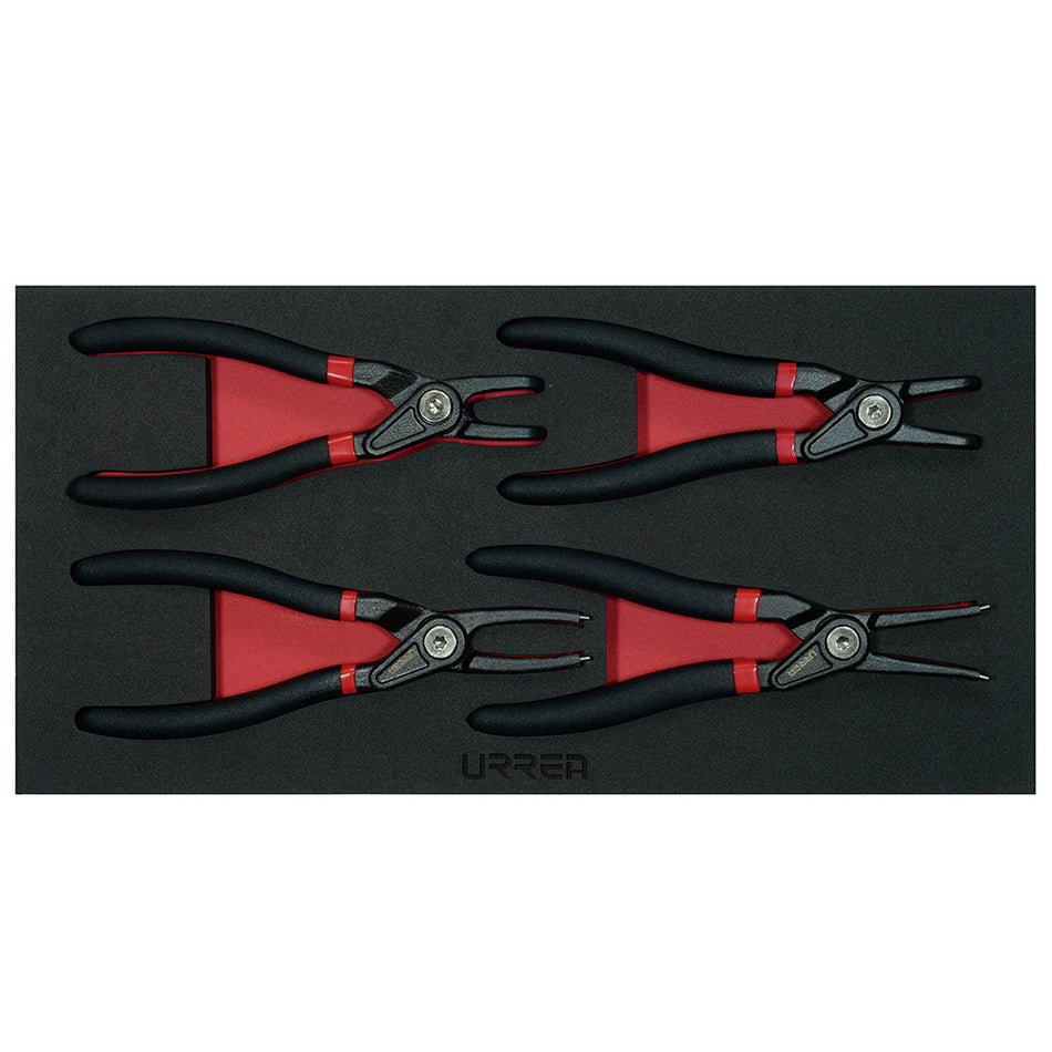 JUEGO DE PINZAS PARA ANILLOS DE RETENCION 4 PIEZAS SKU CH131