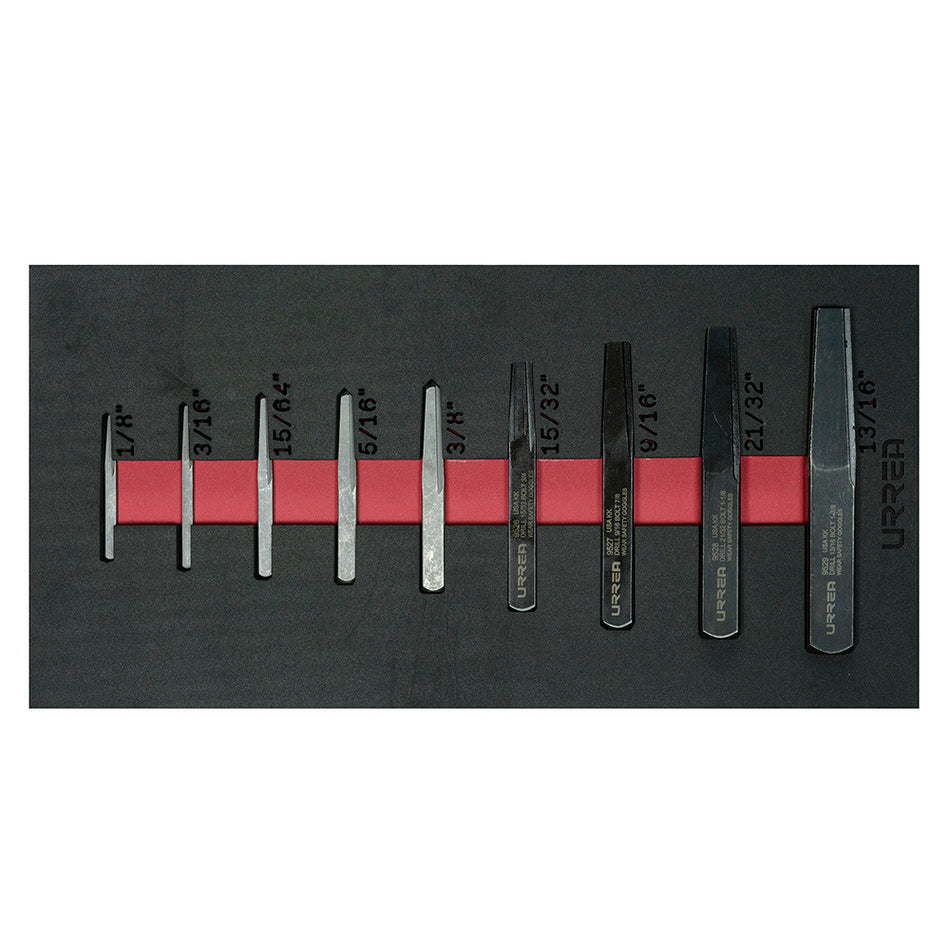 JUEGO DE EXTRACTORES RECTOS PARA TUBO 9 PIEZAS SKU CH132