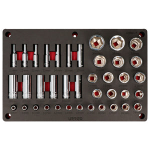 JUEGO DE DADOS METRICOS CUADRO DE 1 2 39 PIEZAS SKU CH232P