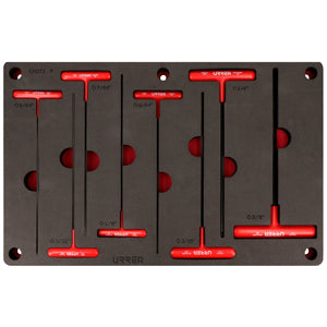 JUEGO DE LLAVES HEXAGONALES TIPO T EN PULGADAS 8 PIEZAS SKU CH272P