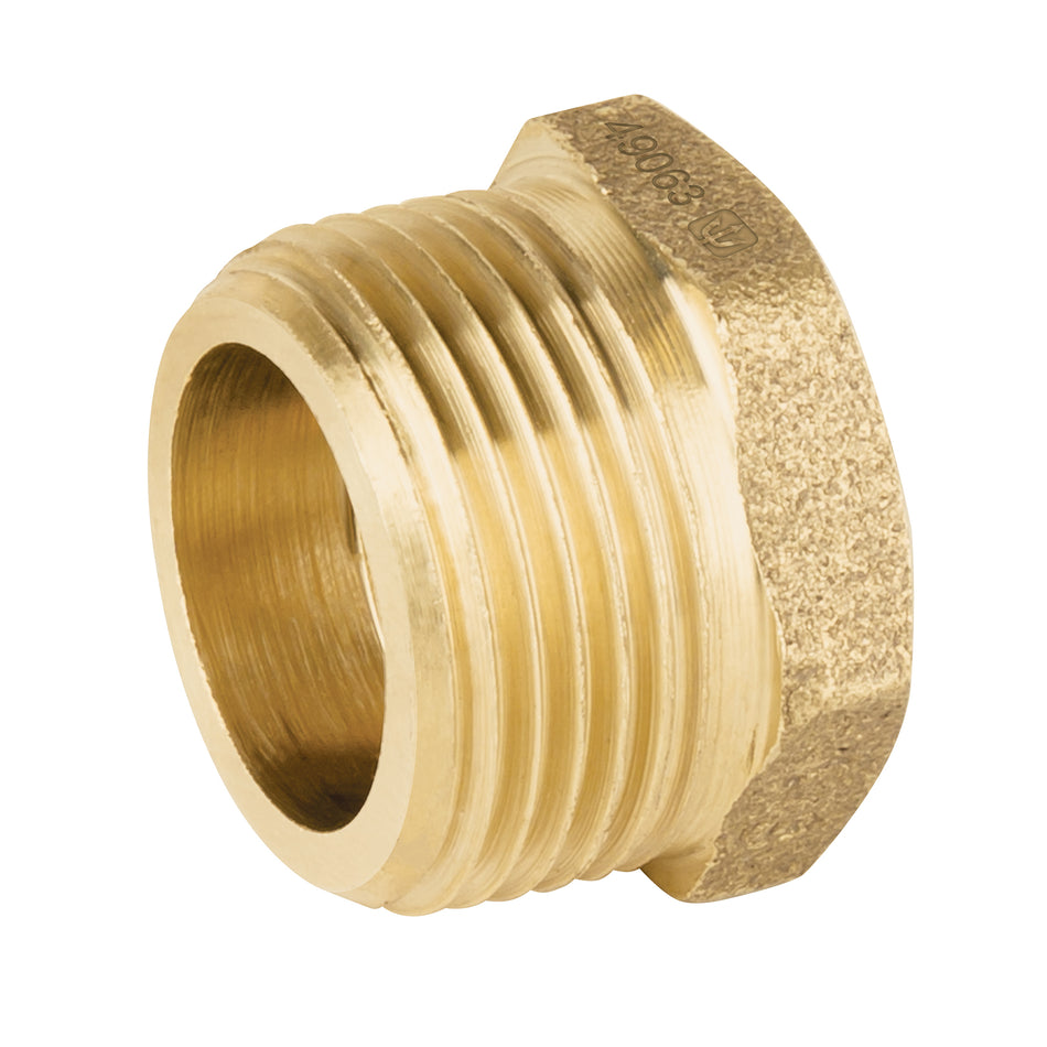 Reducción bushing de latón, 3/4' x 1/2', Foset SKU CLG-231