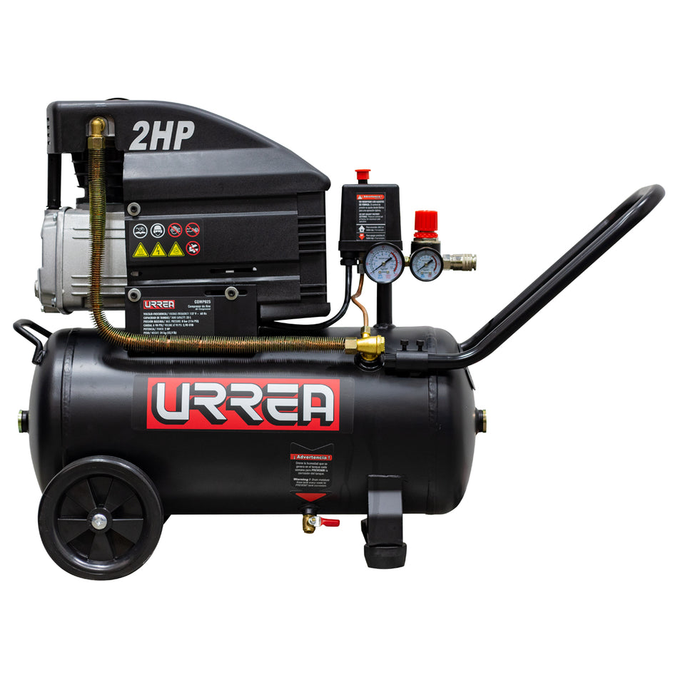 COMPRESOR DE AIRE ELECTRICO LUBRICADO 25 LT 2 HP 127 V SKU COMP825