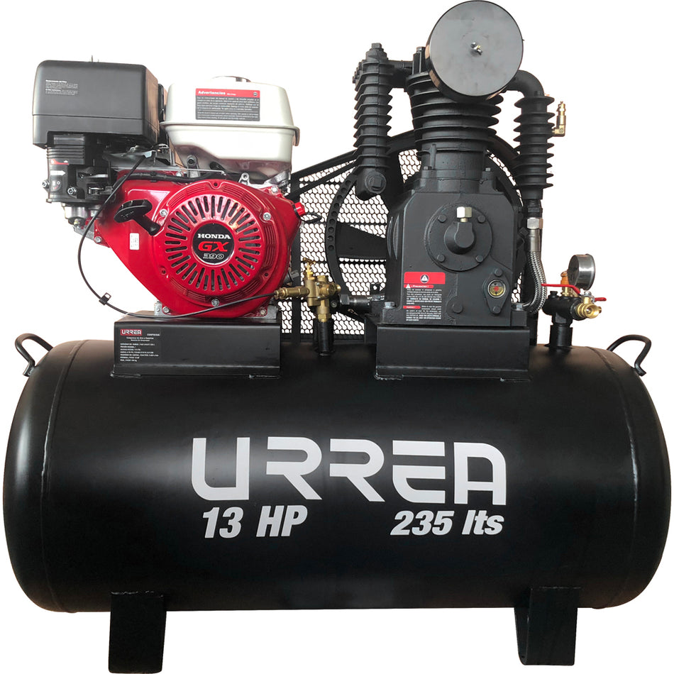 COMPRESOR DE AIRE ELECTRICO A GASOLINA 235 LT 13 HP SKU COMP9235A