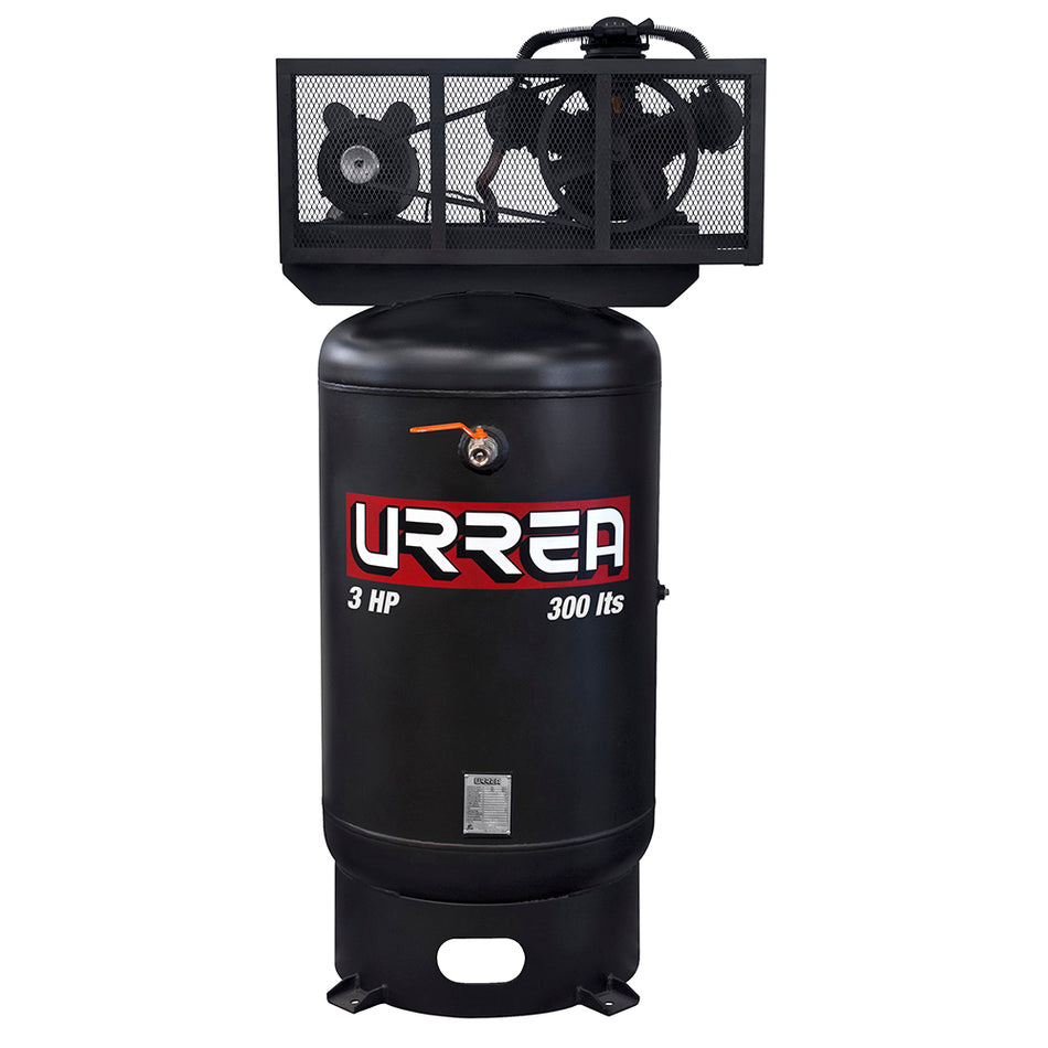 COMPRESOR DE AIRE ELECTRICO DE BANDA VERTICAL 300 LT 3 HP 127 V 220 V SKU COMP9303