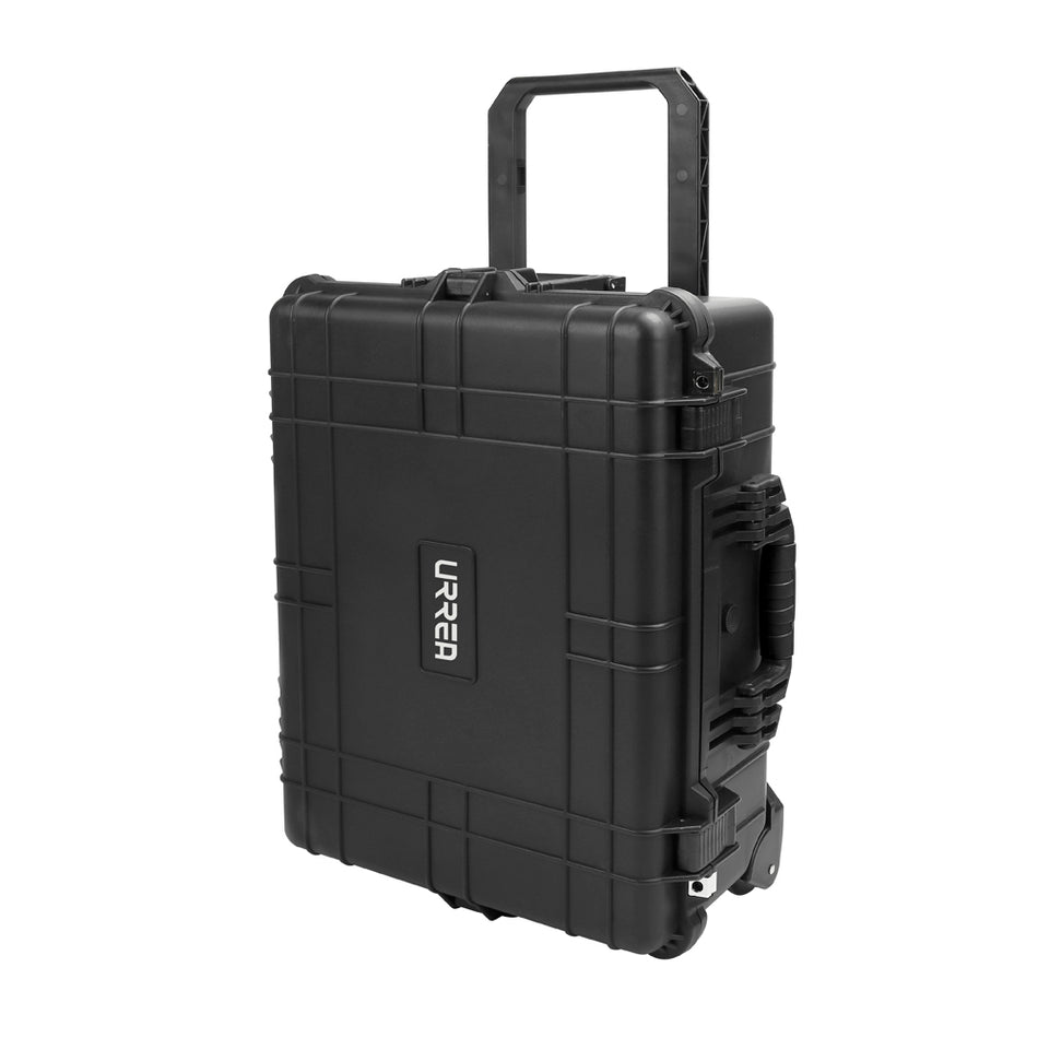 CAJA PORTAHERRAMIENTAS PLASTICA DE SEGURIDAD IMPERMEABLE 24 X 19 X 9 CON RUEDAS SKU CPI24R