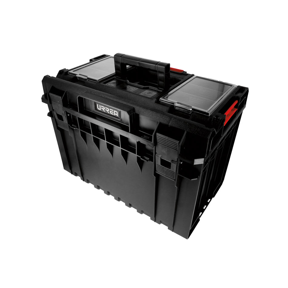 CAJA PORTAHERRAMIENTAS PLASTICA MODULAR CON COMPARTIMENTOS 23 X 15 X 16 SKU CPM16