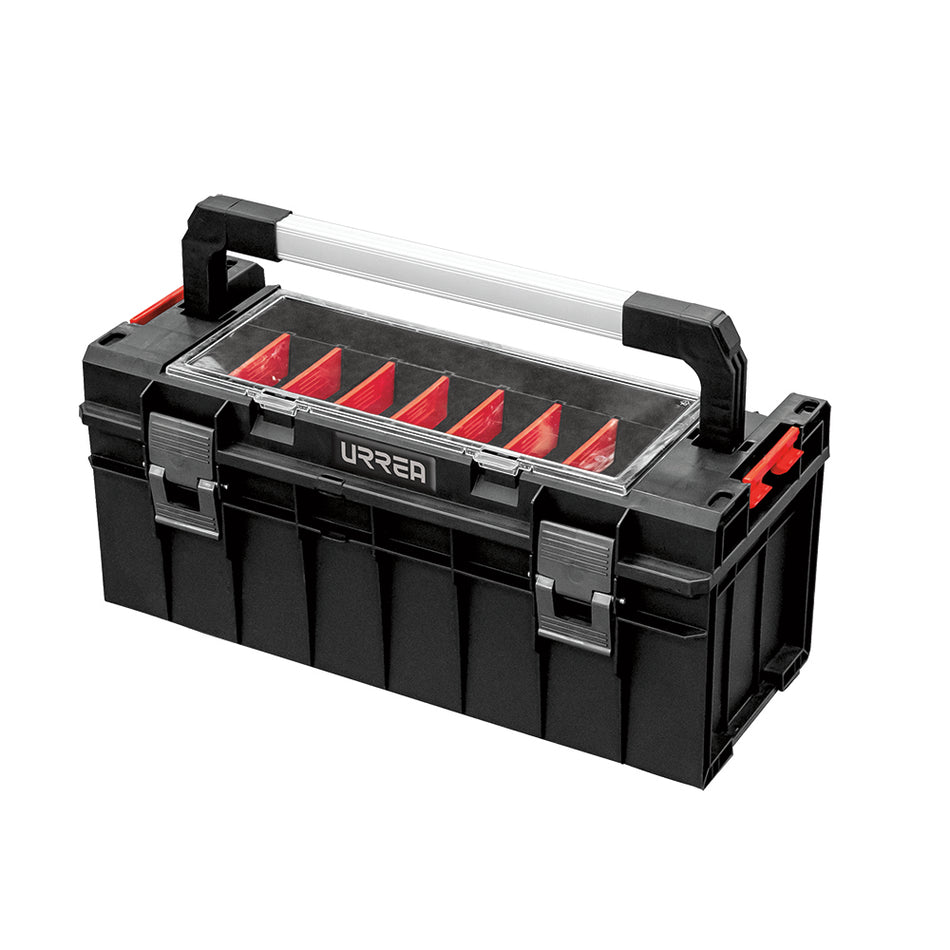 CAJA PORTAHERRAMIENTAS PLASTICA MODULAR CON ORGANIZADOR 21X 10 X 9 SKU CPO21