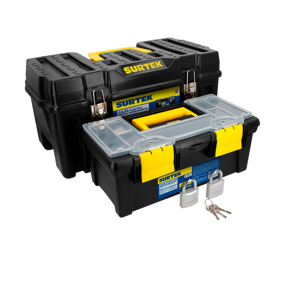 JUEGO DE CAJAS PORTAHERRAMIENTAS PLASTICAS, 4 PIEZAS SKU CPS4C0