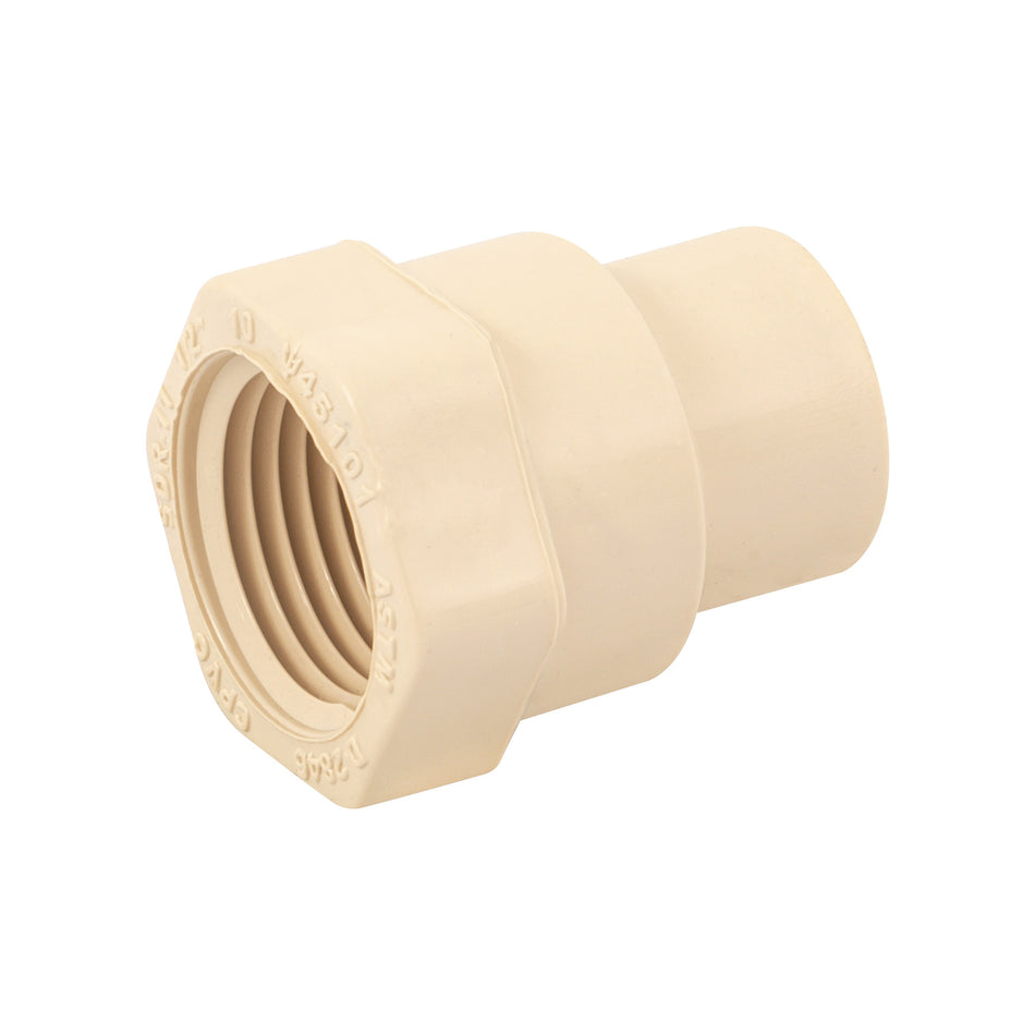 Conector hembra de CPVC 1/2', Foset SKU CPVC-601