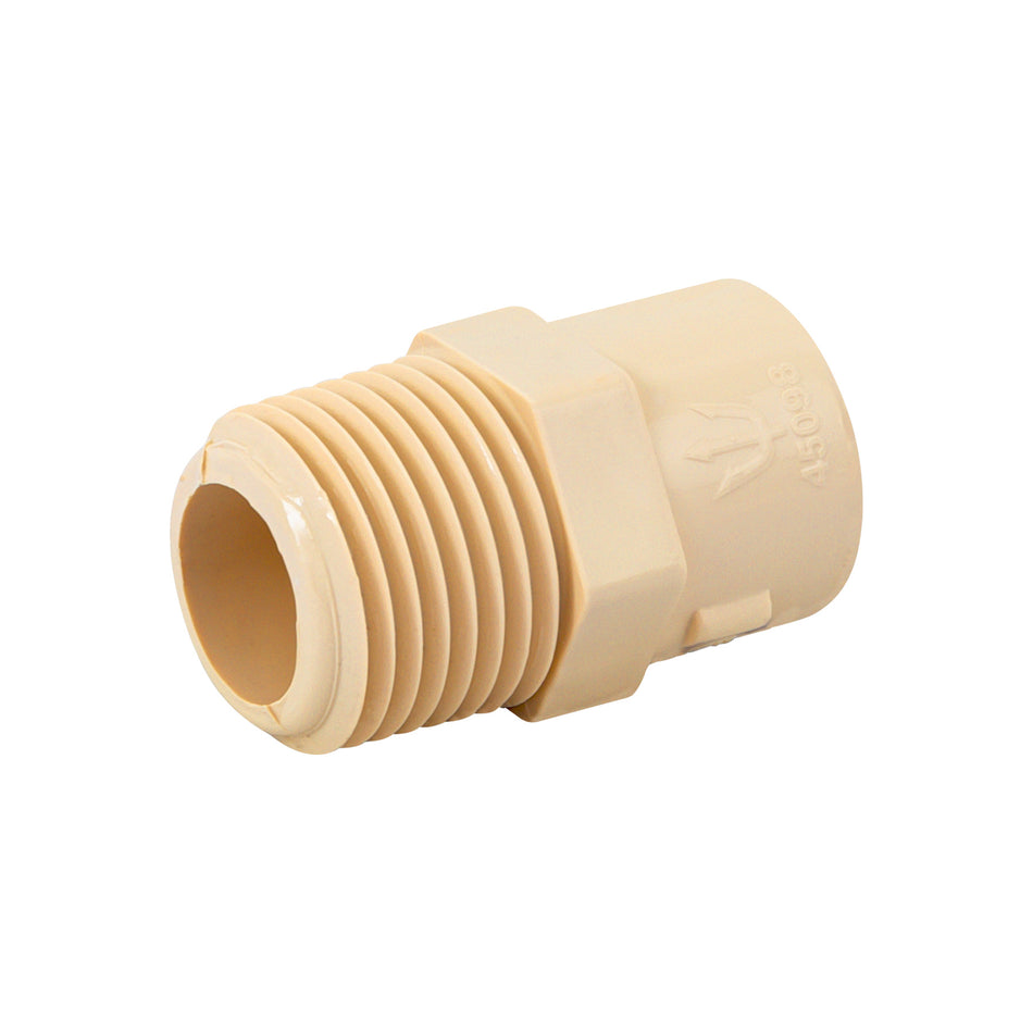 Conector macho de CPVC 1/2', Foset SKU CPVC-611