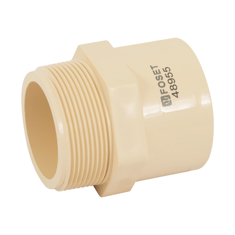 Conector macho CPVC 2', Foset SKU CPVC-616